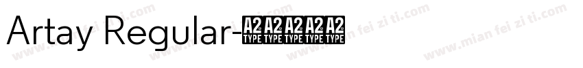 Artay Regular字体转换